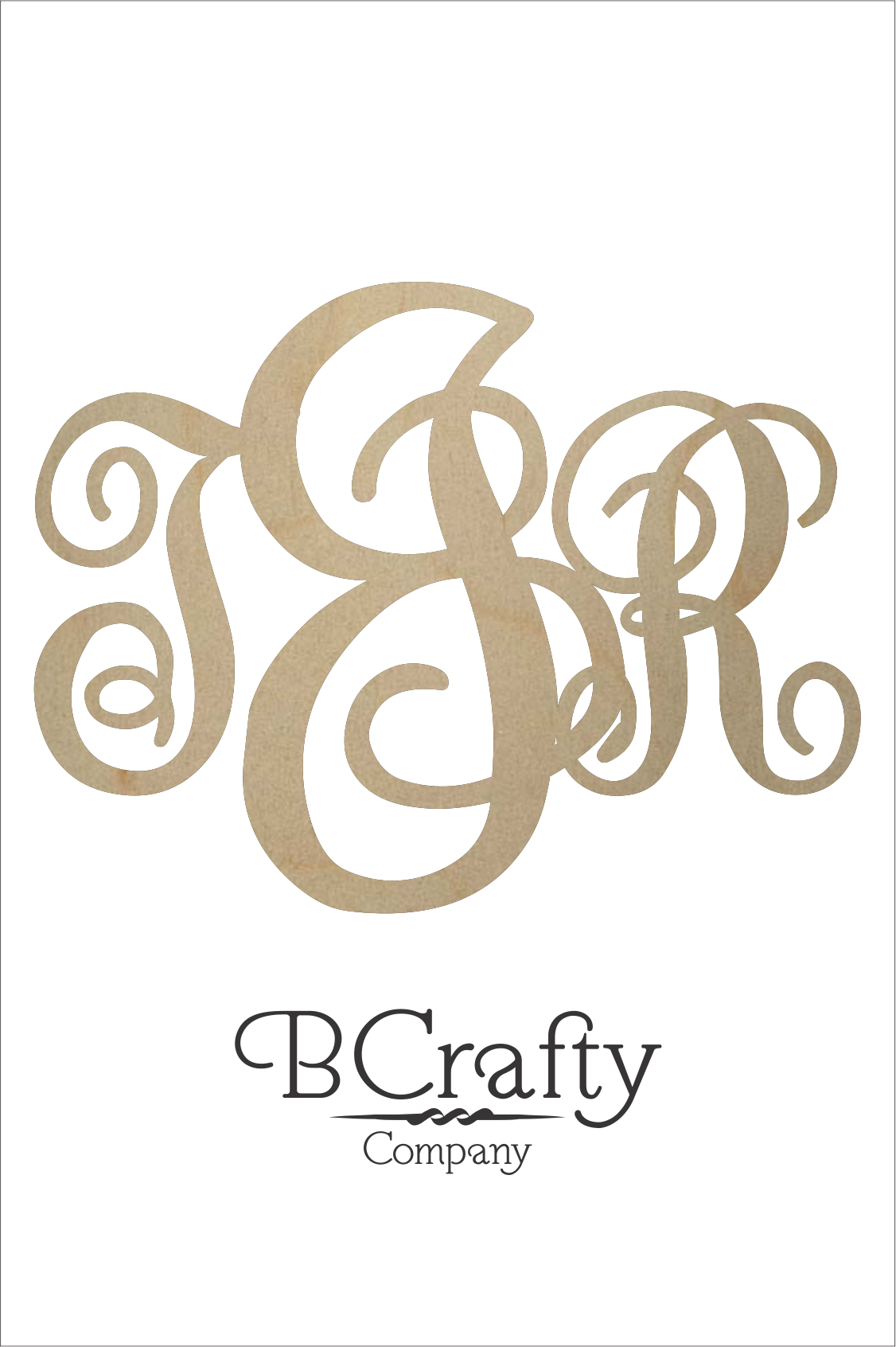 Download Wooden Script Monogram Kk Bcrafty Company