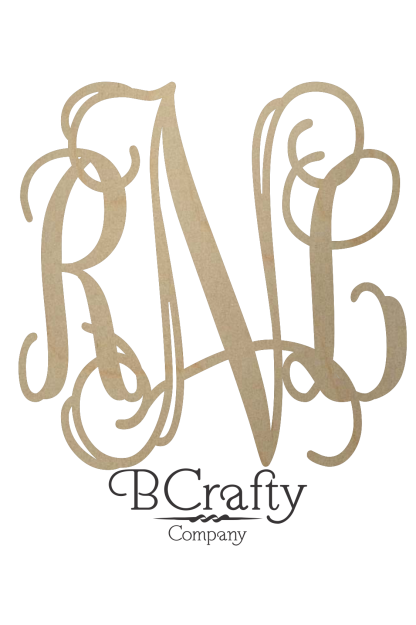 Wooden Monogram