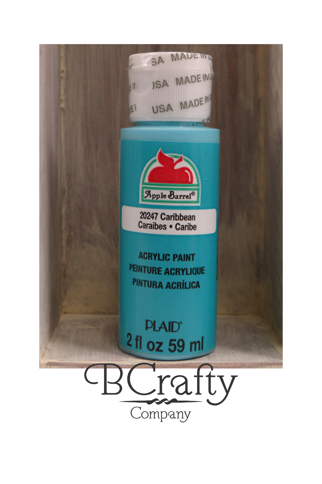 Caribbean Blue Craft Paint Le Barrel 2 Oz Acrylic 20247 Caribbean Le Barrel Craft Paint