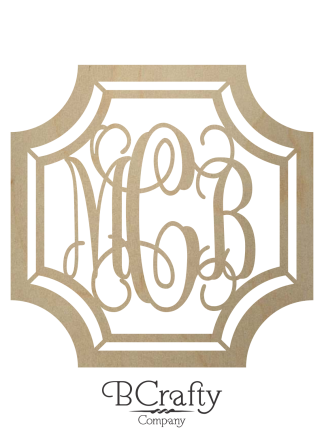 Wooden Monogram Letters