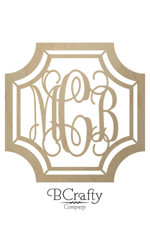 Wooden Monogram Letters