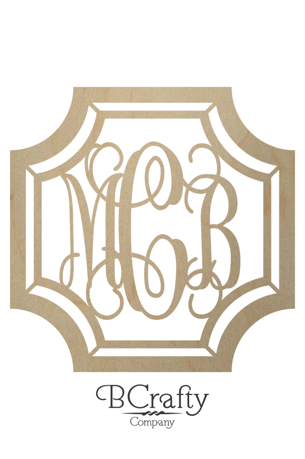 Wooden Monogram Letters