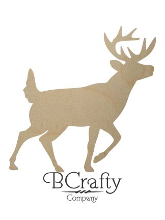 Unfinished Wooden Buck Shape