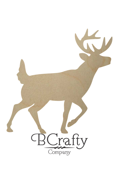 Unfinished Wooden Buck Shape