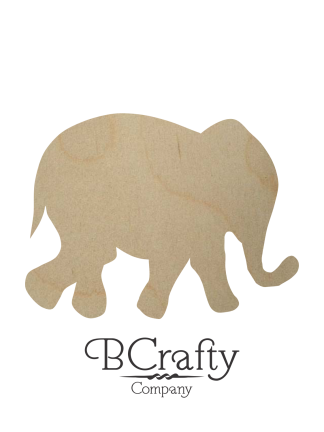 Wooden Elephant Cutouts