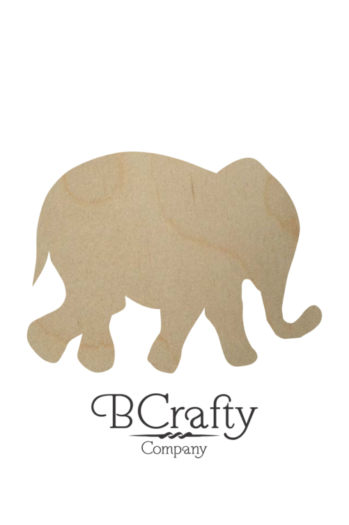 Wooden Elephant Cutouts