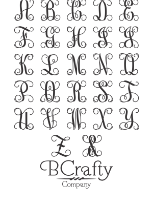 Wooden Initials
