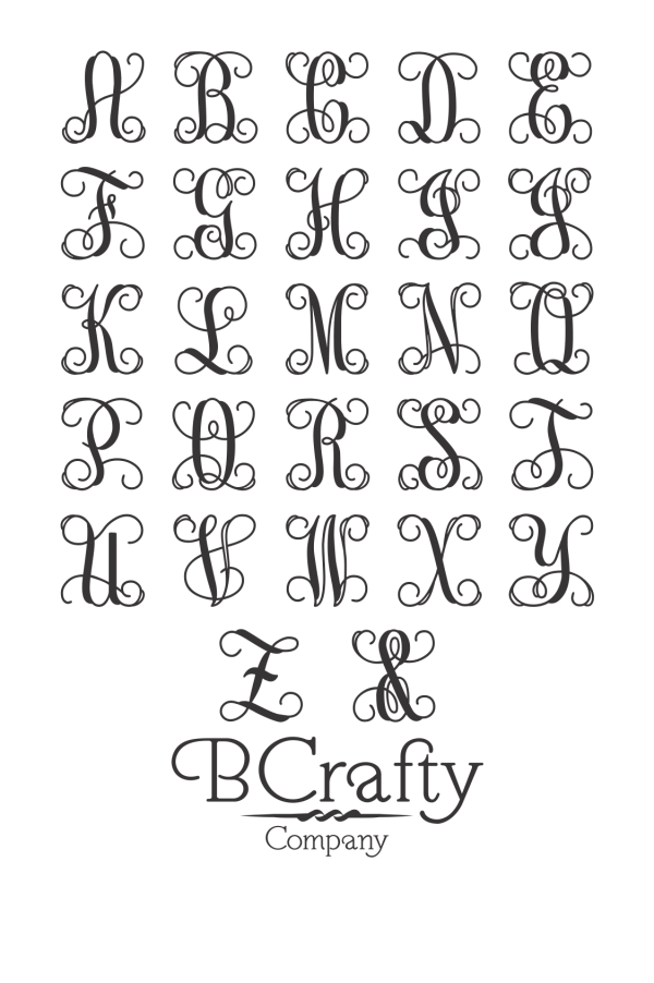 Wooden Initials