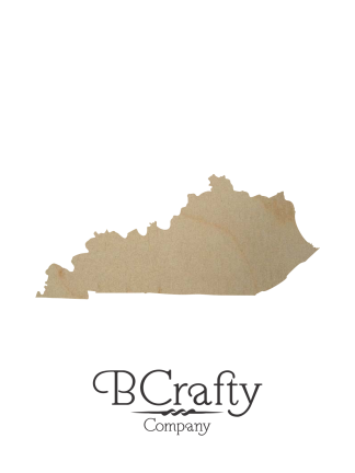 Wooden Kentucky Cutout Shape