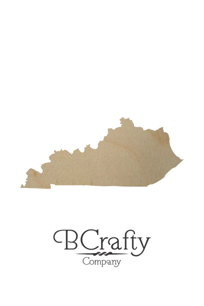 Wooden Kentucky Cutout Shape