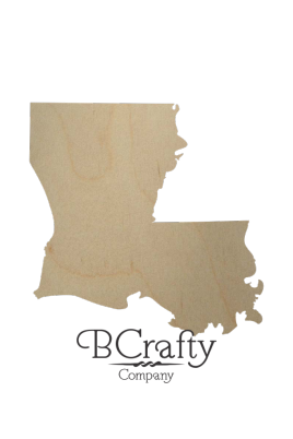 Wooden Louisiana Cutout – BCrafty Company