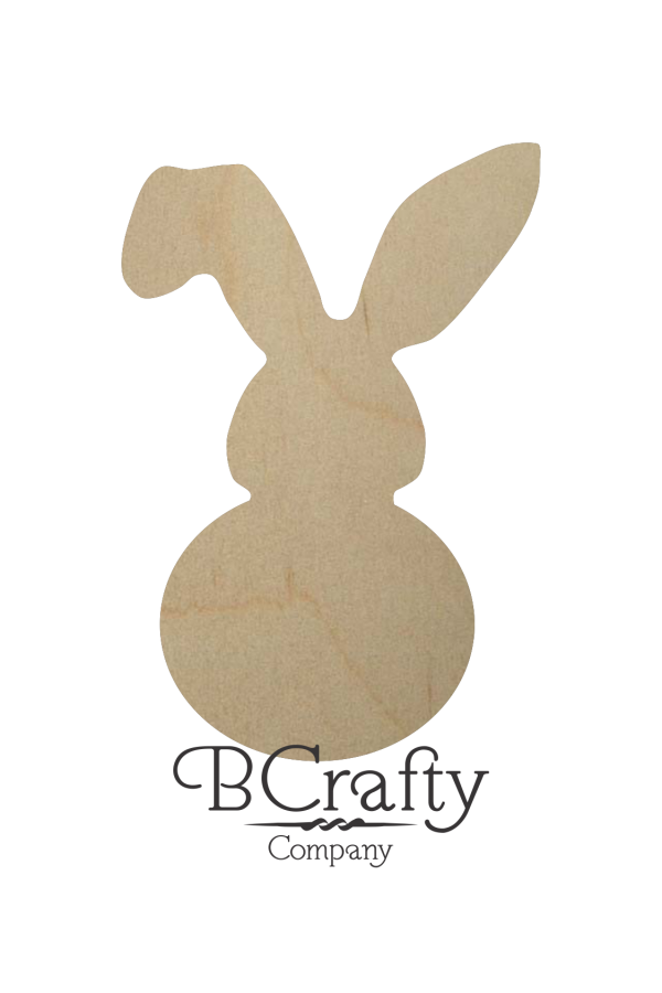 Unfinished Wooden Bunny Cutout Unfinished Wood Bunny Cut Out