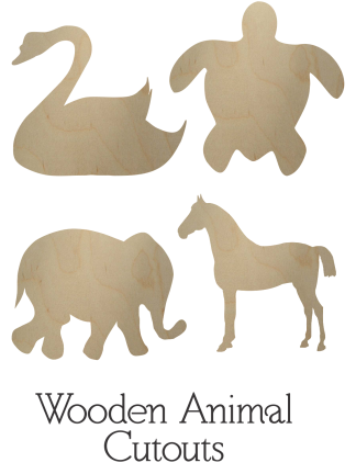 Wooden Animal Cutouts