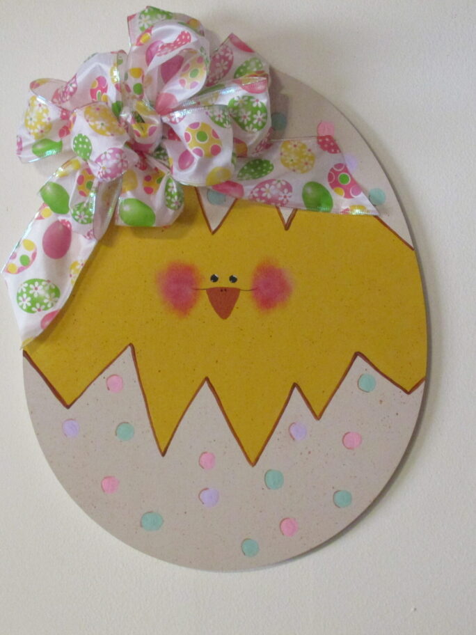 Wooden Easter Egg Cutout Craft Project