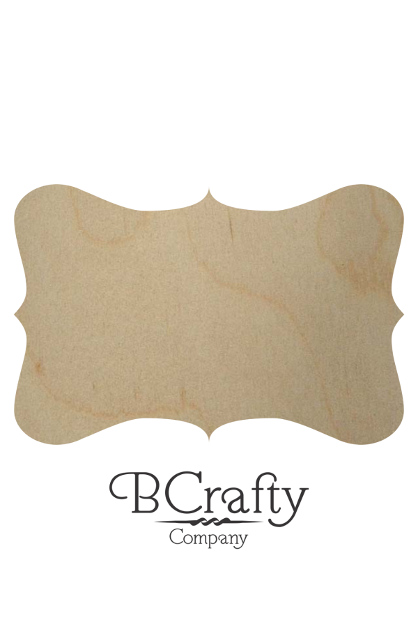 Wooden Plaque Shape