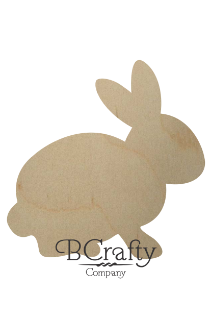 Wooden Rabbit Cutout