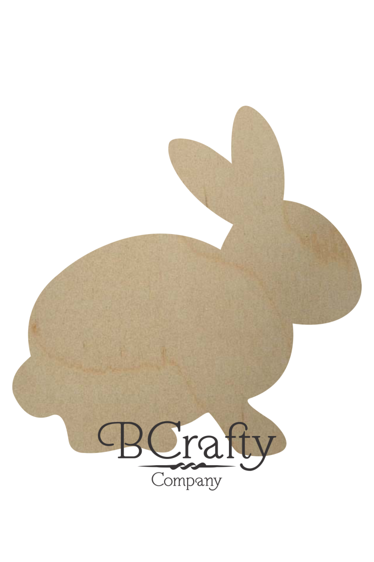 Wooden Rabbit Cutout BCrafty Company