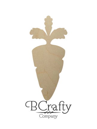 Wooden Carrot Cutout