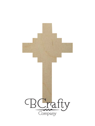 Unfinished Wooden Cross Cutouts - Style 2