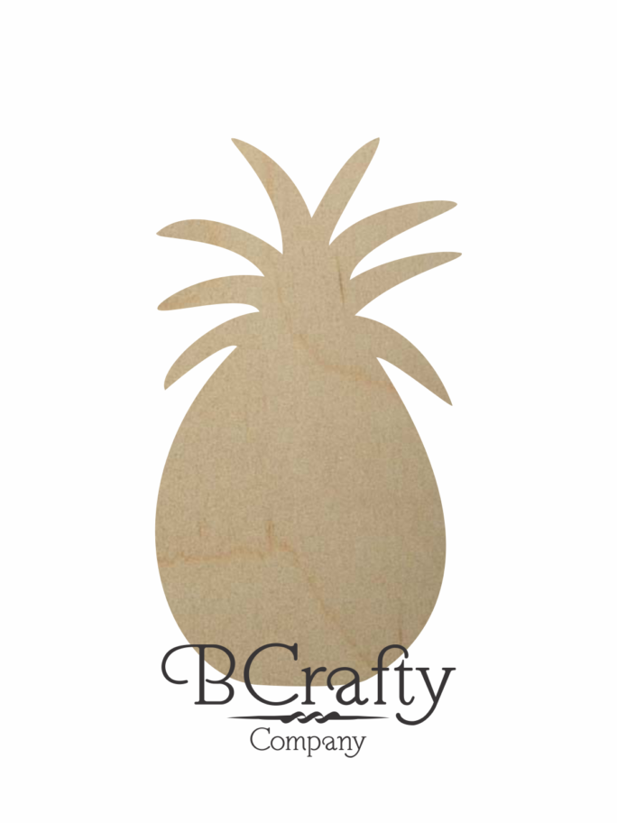 Wooden Pineapple Cutouts