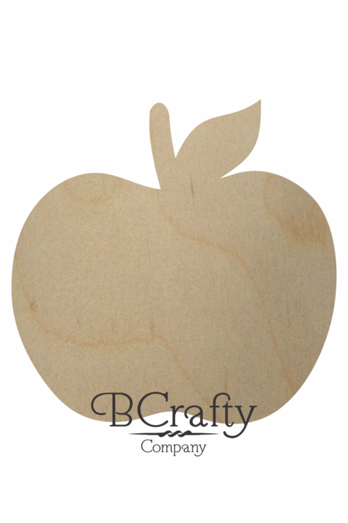 Wooden Apple Cutout