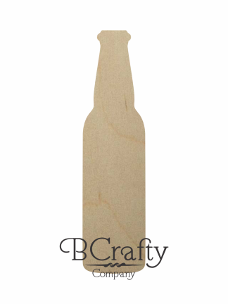 Wooden Beer Bottle Cutout