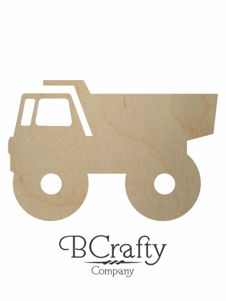 Wooden Dump Truck Cutout