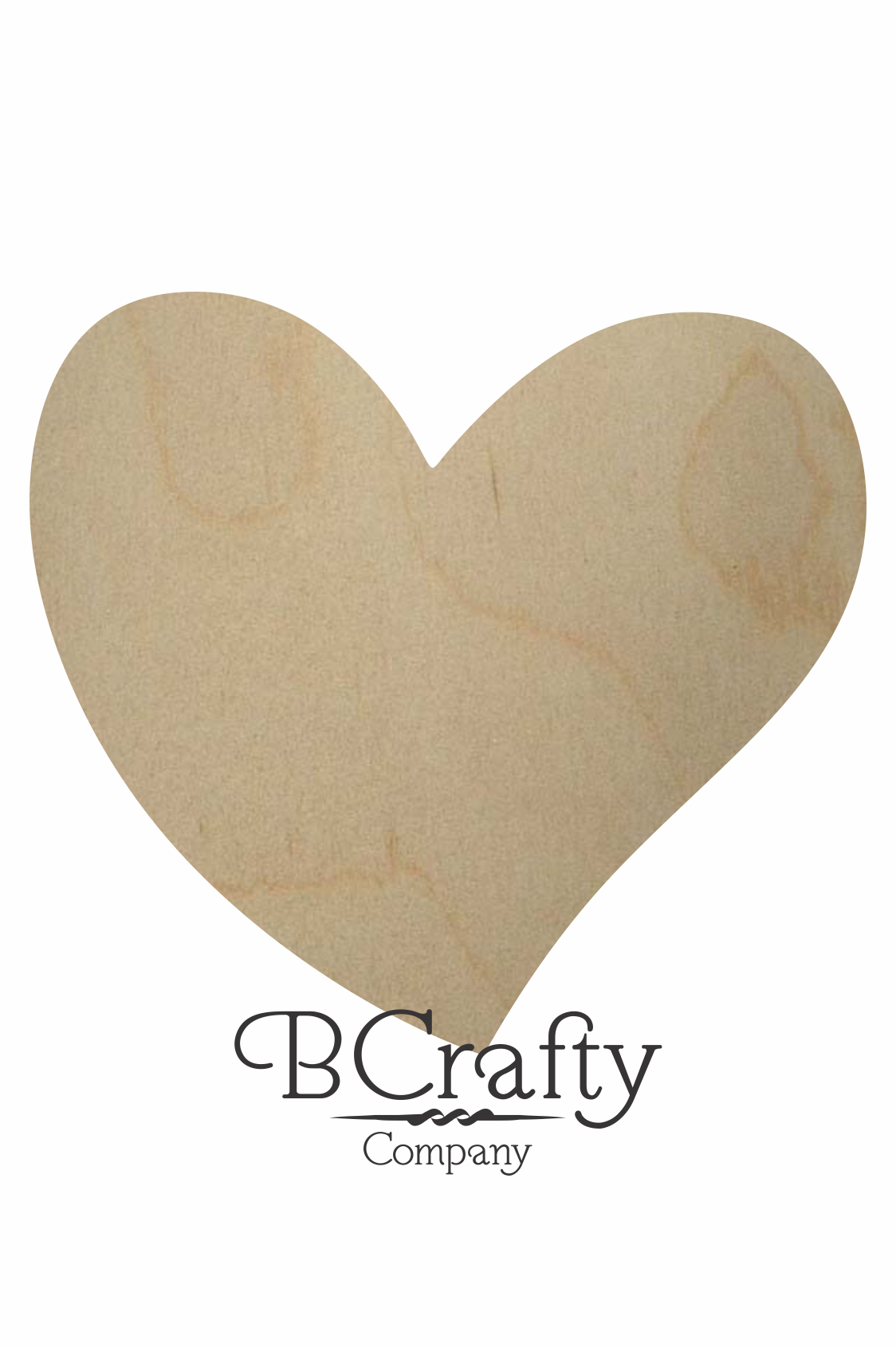 Wooden Heart Cutout – BCrafty Company