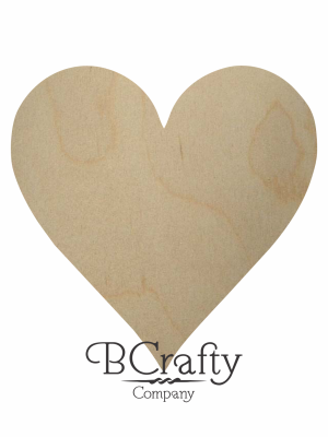Wooden Heart Shape