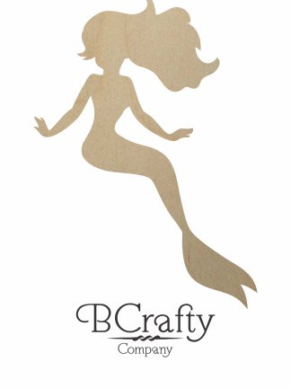 Wooden Mermaid Cutout