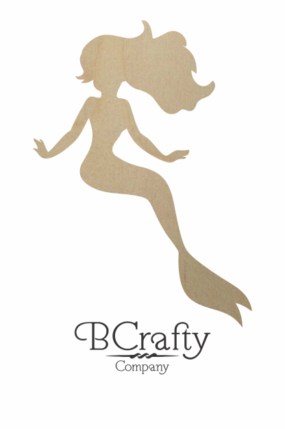 Wooden Mermaid Cutout