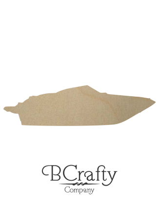 Wooden Motorboat Cutout