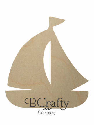 Wooden Sailboat Cutout