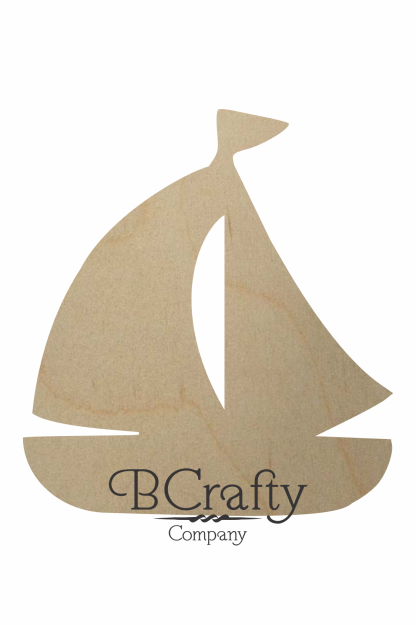 Wooden Sailboat Cutout