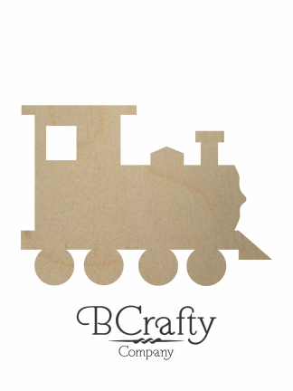 Wooden Train Cutout