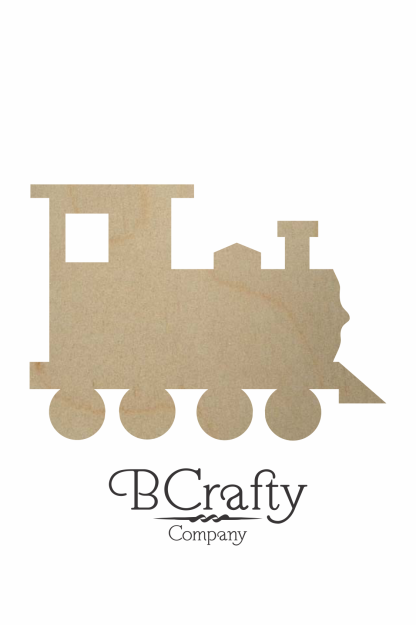 Wooden Train Cutout