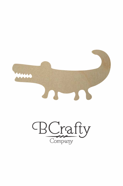 Wooden Alligator Cutout