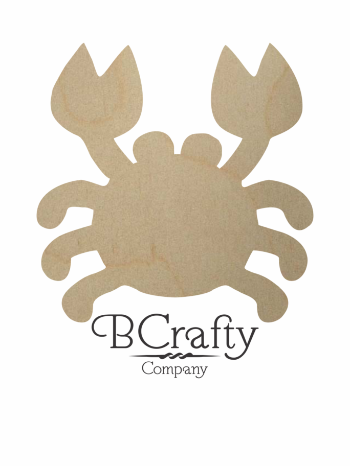 Wooden Crab Cutout