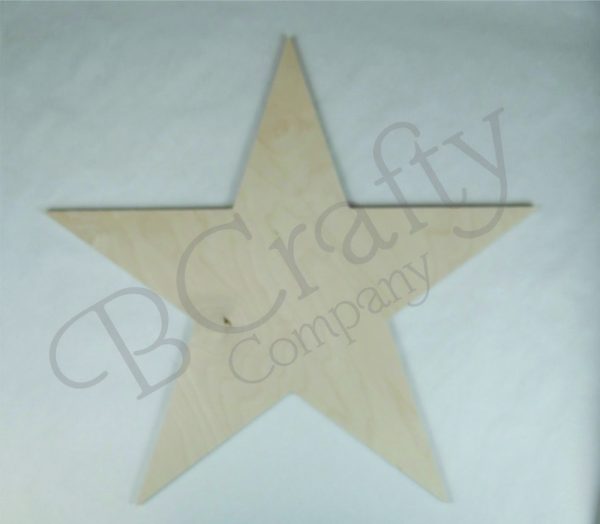 Wooden Star Cutout