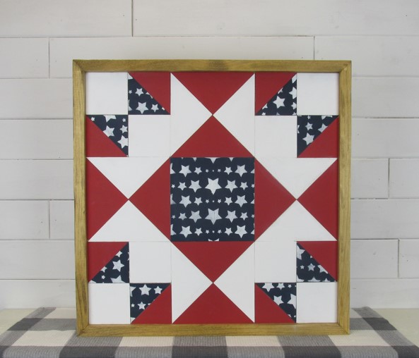 Wood Quilt Craft Kit with Frame